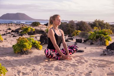 Yoga och vandring på Fuerteventura